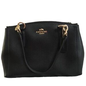 Coach F36704 Mini Christie Carryall Crossbody HandBag In Crossgrain Leather NWT